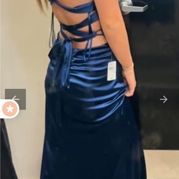 Blue Evening Gown - Picture 2 of 4